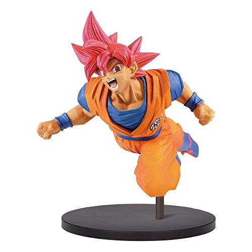 Banpresto Dragon Ball Estatua FES Super Saiyan God Son Goku, Multicolor (BANP82980)
