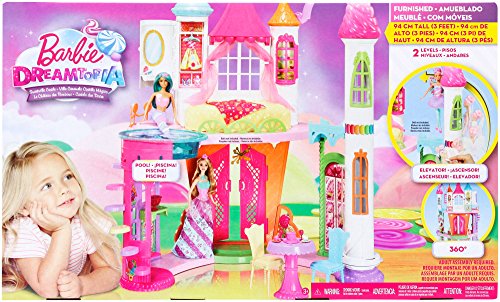 Barbie- Dreamtopia Sweetville Castle Palacio Reino de las Chuches, Multicolor, 63 x 37 x 18 cm (Mattel DYX32) , color/modelo surtido