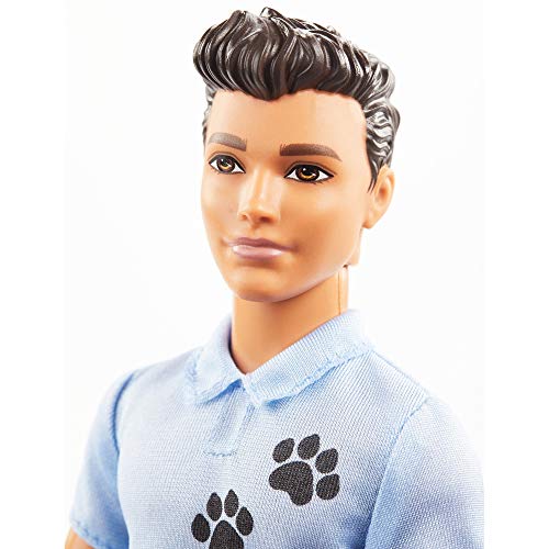 Barbie Ken Entrenador de Perros con Muñeco y Perritos (Mattel GJM34)