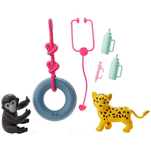 Barbie Ken Quiero Ser Veterinario de vida silvestre, muñeco con accesorios (Mattel GJM33)