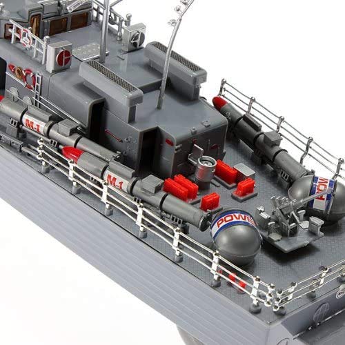 Barco RC 1:275 Destructor Barco De Guerra Control Remoto Barcos Militares Navales Barco De Carreras Modelo Electrónico para Niños Juguetes De Cumpleaños para Aficionados