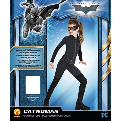 Batman - Disfraz Catwoman para niña , S (3-4 años)