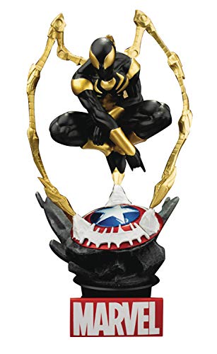 Beast Kingdom- Diorama Marvel Figura Iron Spider, Multicolor (DS-015SP)