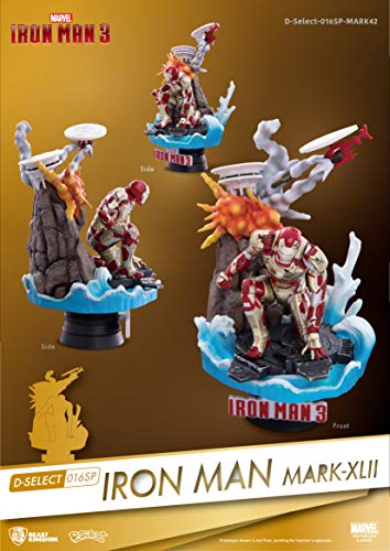 Beast Kingdom- Marvel Diorama Iron Man Mark XLII, Multicolor (BKDDS-016SP)