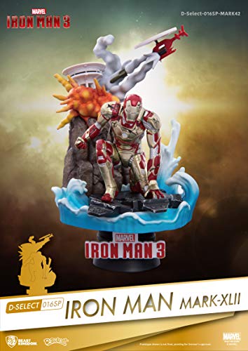 Beast Kingdom- Marvel Diorama Iron Man Mark XLII, Multicolor (BKDDS-016SP)