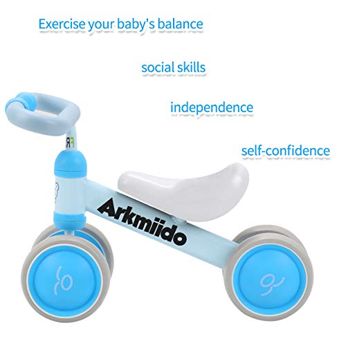 Bicicleta de Equilibrio para Bebés, Bici per Bambini,Baby Balance Bicicleta, Bicicleta Bebé sin Pedales Juguetes Bebes 1-3 años