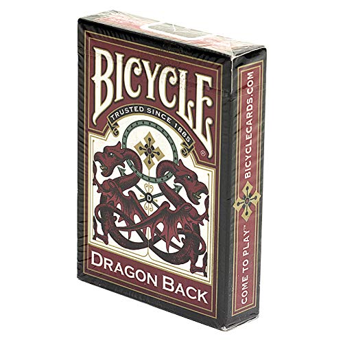 Bicycle Dragon - Baraja de Cartas para coleccionistas, Color Azul y Plateado, 1041709