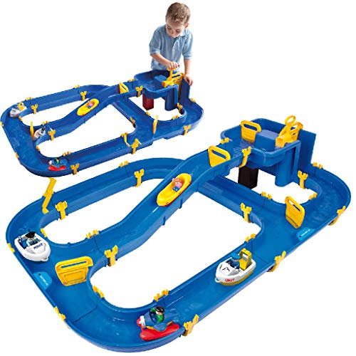 BIG Waterplay Niagara - pistas para vehículos de juguete (Azul, Amarillo, Cualquier género, Caja)