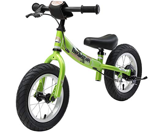BIKESTAR Bicicleta sin Pedales para niños y niñas | Bici 12 Pulgadas a Partir de 3-4 años con Freno | 12" Edición Sport Verde