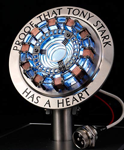 BLL Lámpara de Cofre del Reactor Iron Man ARC de Primera generación, Modelo de Reactor de aleación Juguete Hobby colección Regalo de Novio MK1