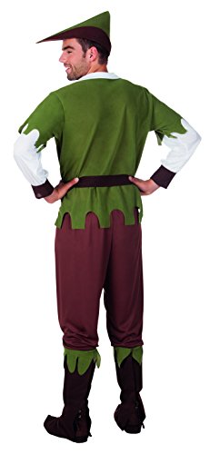 Boland-22971 Robin Hood Costo Adulto, Color marrón Verde, M (50/52) (Ciao SRL 22971)