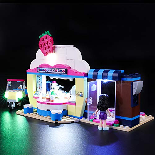 BRIKSMAX Kit de Iluminación Led para Lego Friends Cafetería Cupcake de Olivia,Compatible con Ladrillos de Construcción Lego Modelo 41366, Juego de Legos no Incluido