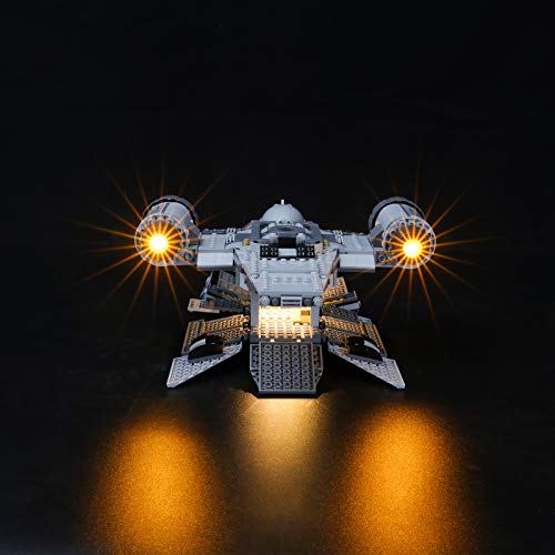 BRIKSMAX Kit de iluminación LED paraStar WarsThe Mandalorian™ Bounty Hunter Transport - Compatible con Lego 75292 Building Blocks Model- No incluir el Conjunto de Lego