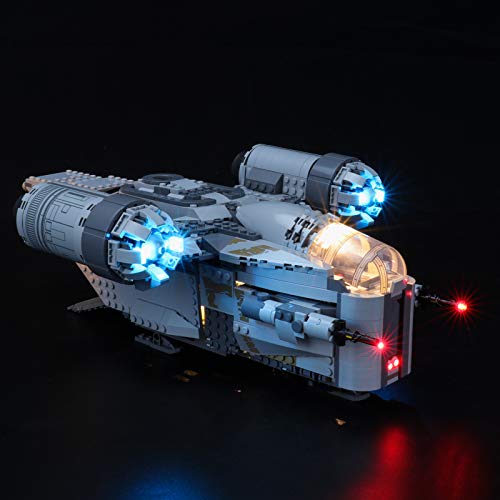 BRIKSMAX Kit de iluminación LED paraStar WarsThe Mandalorian™ Bounty Hunter Transport - Compatible con Lego 75292 Building Blocks Model- No incluir el Conjunto de Lego