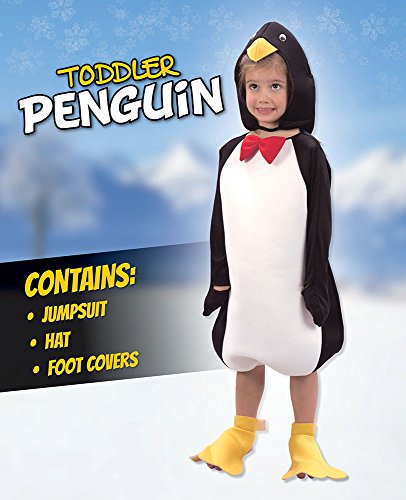 Bristol Novelty - Disfraz infantil de pingüino, para niños de 2-3 años