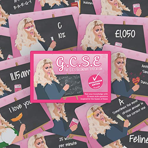 Bubblegum Stuff - GCSE Game | El juego de cartas de comedia de conocimiento GC Essex Diva | adecuado para adultos