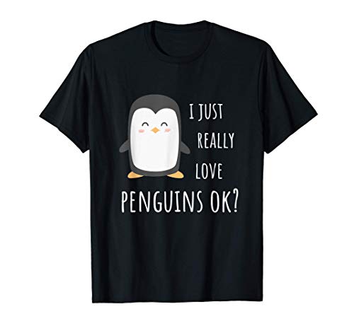 Camiseta de pingüino. Me encantan los pingüinos, ¿vale? Camiseta