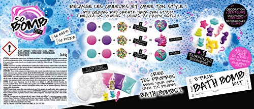 Canal Toys Kit Bombas de Baño 3 Paquetes Unicornio, Globo y Corazón BBD014, Multicolor (BBD 014)