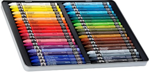 Caran D'ache Neocolor I - Juego de ceras de color (40 unidades, caja metálica)