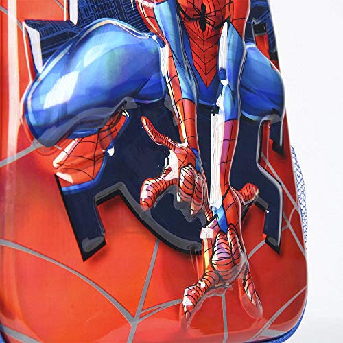Cerdá, Mochila Infantil 1-5 Años de Spiderman con Licencia Oficial de Marvel Studios-Medidas 25 x 31 x 10 cm Unisex niños, Multicolor, 260X310X100MM