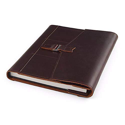 Chronicle Artist Book by Rustico, Top-Grain Leather, Includes 24-Pack of Prismacolor, 8.5 By 11 Inch Canson Sketch Book, Dark Brown, Made in the USA