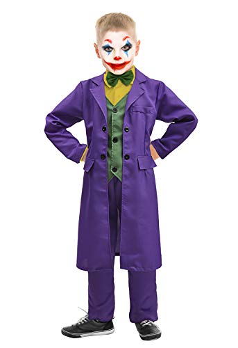 Ciao 11702.10-12 Disfraz de Joker Boy Original Dc Comics (Talla 10-12 Años)