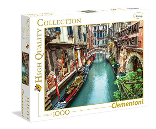 Clementoni 39328.2 - Puzzle de 1000 piezas, diseño Canal de Venecia
