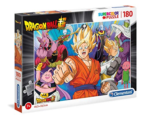 Clementoni- Dragon Ball Puzzle Suelo, 180 Piezas, Multicolor, 180pezzi (29755)