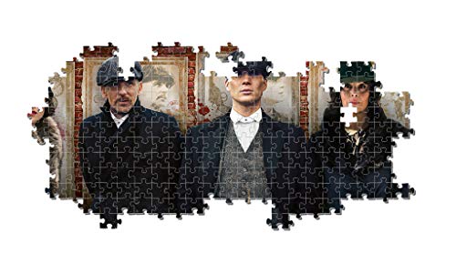 Clementoni- Peaky Blinders - Puzzle panorámico de 1000 Piezas. (39567)