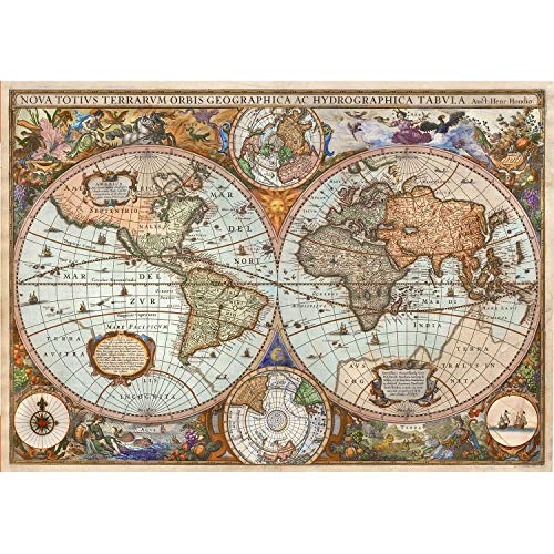 Close Up Rompecabezas/Puzzle Mapa Mundial Histórico - Aimee Stewart [1000 Piezas] (68cm x 48cm)