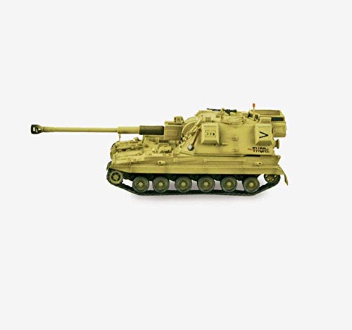 CMO Maqueta Tanque de Guerra, Ejército británico de artillería autopropulsada AS-90 el Plastico Militares Escala 1/72, Juguetes y Regalos, 5,5 x 1,9 Pulgadas