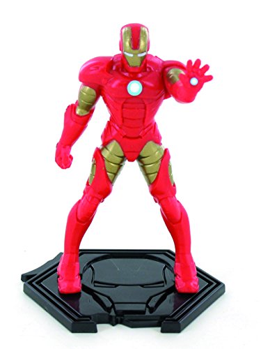 Comansi- Figura Iron Man Vengadores Marvel, Color Rojo/Oro (96024)