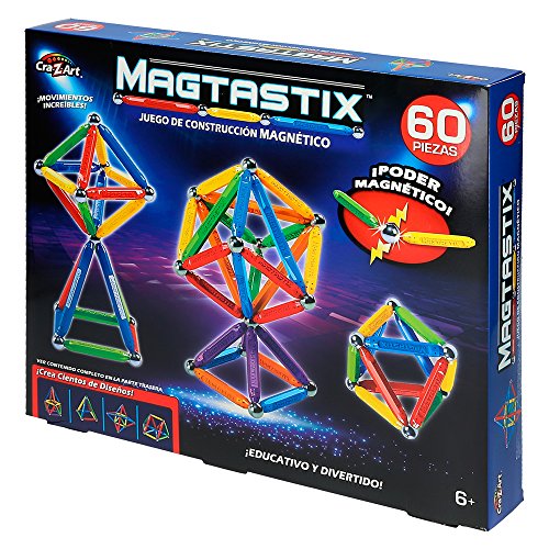 Cra-Z-Art - Magtastix juego construcción Deluxe, 60 piezas (43926)