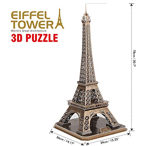 CubicFun Puzle 3D La Torre Eiffel - París