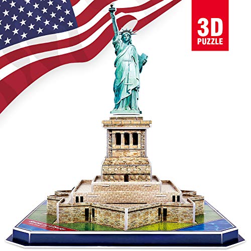 CubicFun Puzzle 3D Estatua de la Libertad, 39 Piezas (771C080)