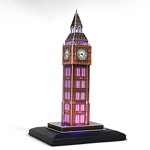 CubicFun- Puzzle 3D LED Big Ben (CPA Toy Group Trading S.L. L501H)