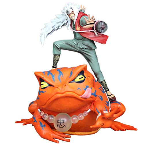 CZWNB Personajes de Dibujos Animados realistas, Narutos Gama-Bunta Jiraiya GK Figura de acción Modelo 14 / 23cm PVC Anime Doll Statue Collectible Juguete,Regalo de niño