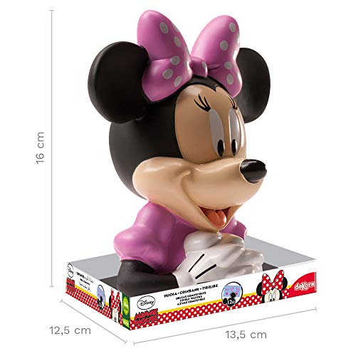 Dekora - Hucha Infantil de Minnie Mouse con Billetes de Oblea