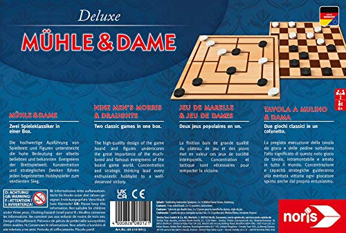 Deluxe - Mühle & Dame: 2 Spieler