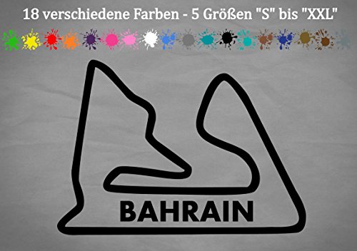 Desconocido Bahrain Tack Layout Grand Prix F1 Manama - Fórmula 1, 18 Colores, 5 tamaños