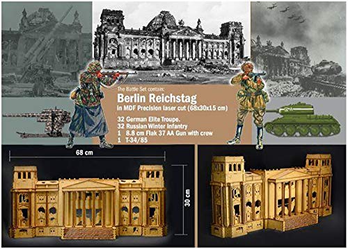 Diorama BERLIN 1945 :"BATTLE FOR THE REICHSTAG” Escala 1:72. Wargames.