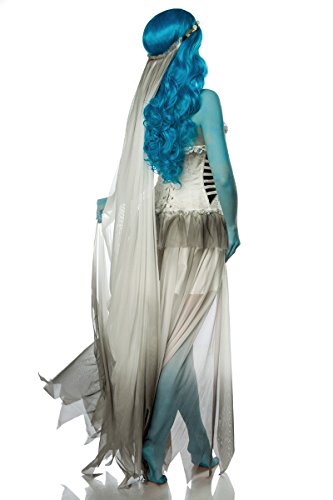 Disfraz completo de la novia cadáver, hombre unisex mujer, Corpse Bride Komplettset, multicolor, extra-small
