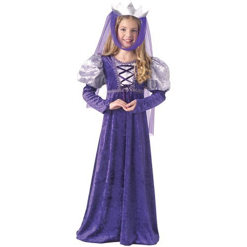 Disfraz de Reina medieval para niños, infantil 3-4 años (Rubie's 67195-S)