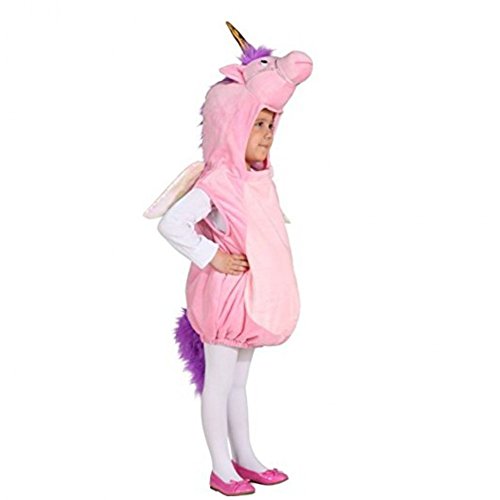Disfraz Rosa Unicornio (Talla 104 Niños Cuento de Carnaval Caballo