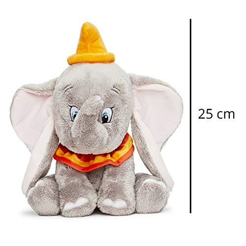 Disney 37276P Dumbo - Peluche de Elefante, 25 cm, Color Gris