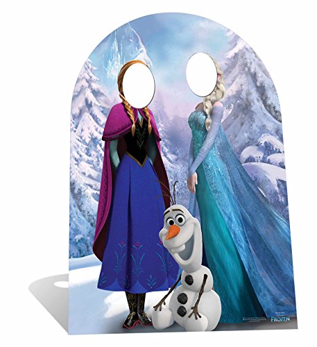 Disney - Decorado de cartón tamaño real para fotos, diseño de Frozen