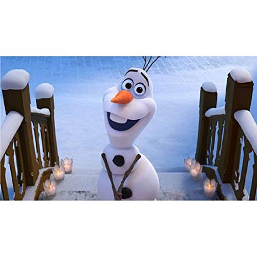 Disney Frozen - Olaf, Peluche con Sonido, 15 cm, Color Blanco (TY 41148TY)