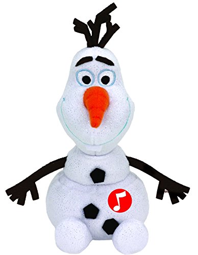 Disney Frozen - Olaf, Peluche con Sonido, 15 cm, Color Blanco (TY 41148TY)
