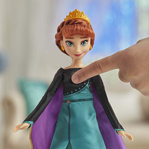 Disney Frozen Traummelodie Anna Muñeca Cantando la canción So wird's Immer Sein de la película Disney Frozen 2, Juguete para niños