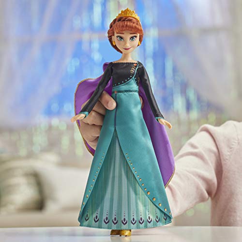 Disney Frozen Traummelodie Anna Muñeca Cantando la canción So wird's Immer Sein de la película Disney Frozen 2, Juguete para niños